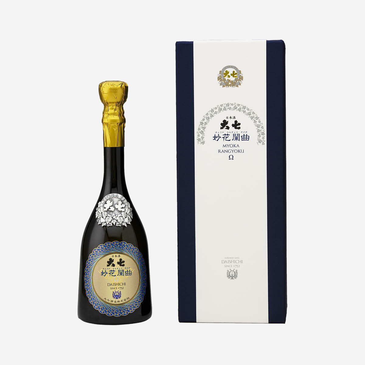 Daishichi “Myoka Rangyoku” Omega Junmai Daiginjo Genshu Kimoto