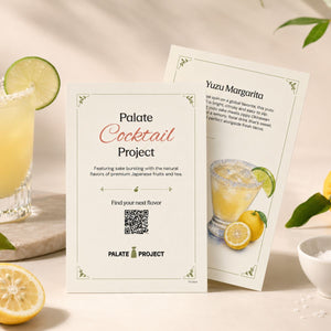 Yuzu Margarita Cocktail Set recipe card