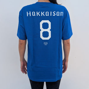 Hakkaisan Blue T-shirts back side