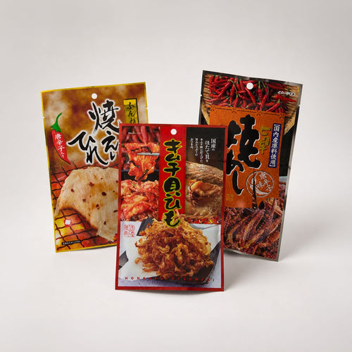 Japanese Dried Fish Snack Set 3pcs