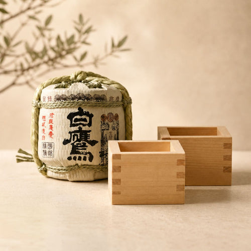 Sake Mini-Barrel Gift Set
