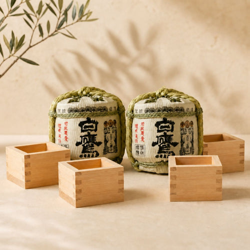 Sake Mini-Barrel Party Set
