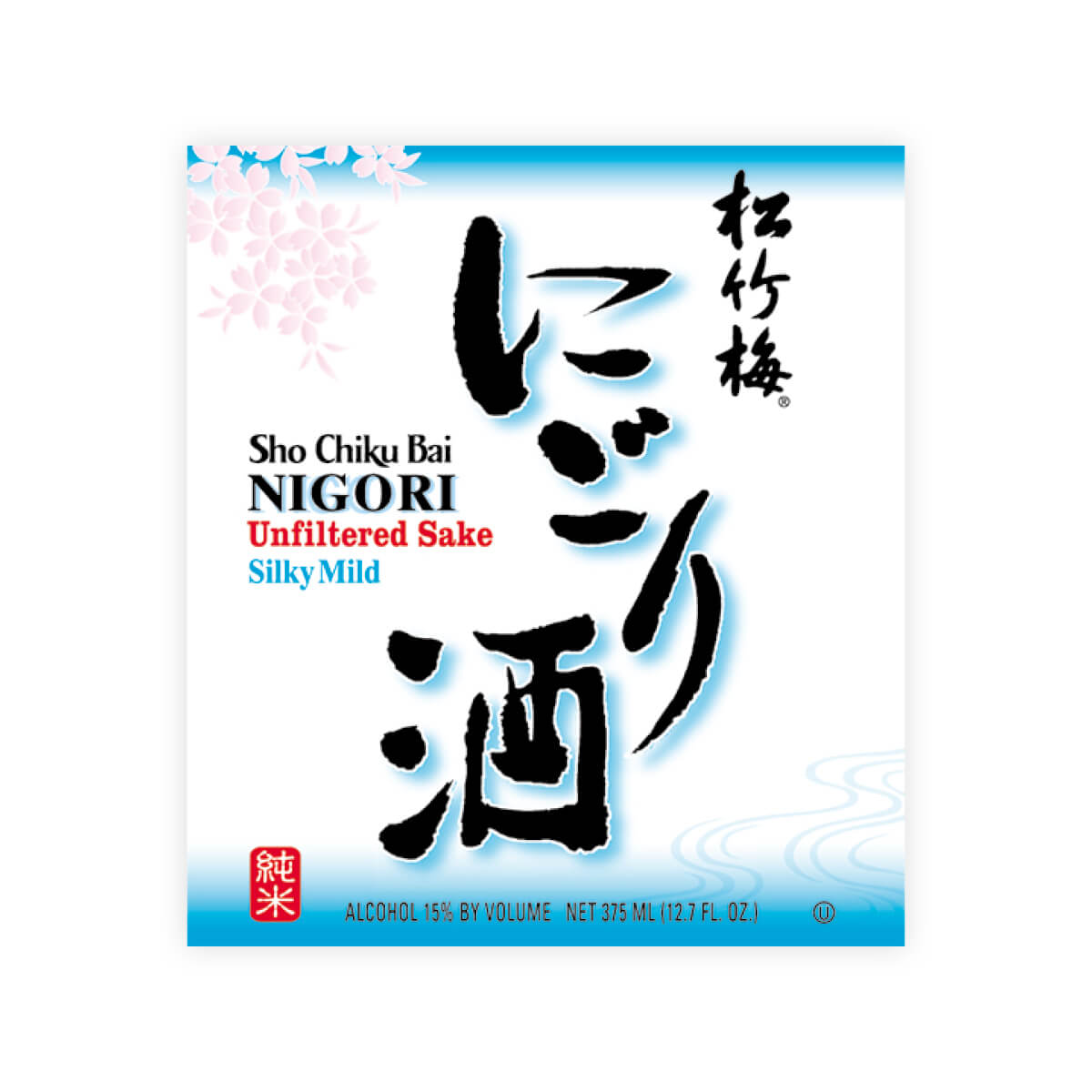 Sho Chiku Bai “Nigori” Silky Mild 375 ml Futsushu Sake – Tippsy Sake