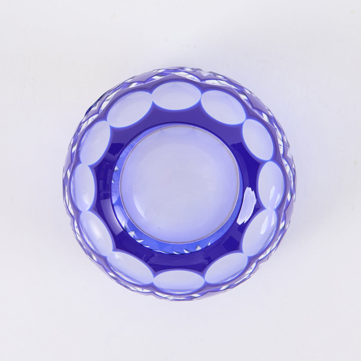 Kimoto Glass “Edo Kiriko Hoshikenbishi” Blue