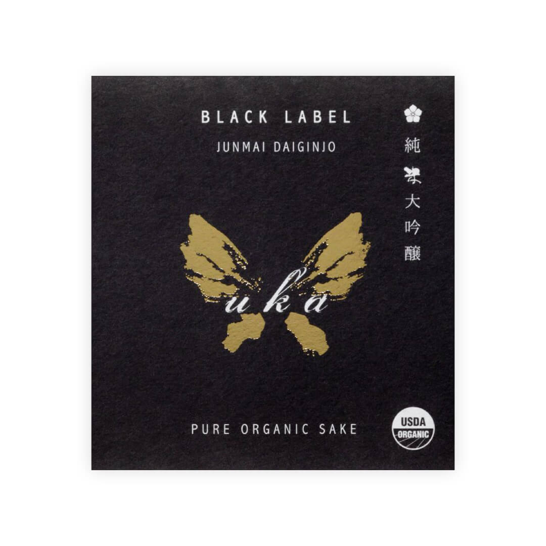 Uka “Black Label” Junmai Daiginjo Sake 720 ml – Palate Project