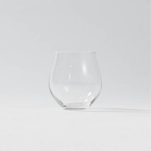 “Aderia” Craft Sake Glass Rich Aroma, side view