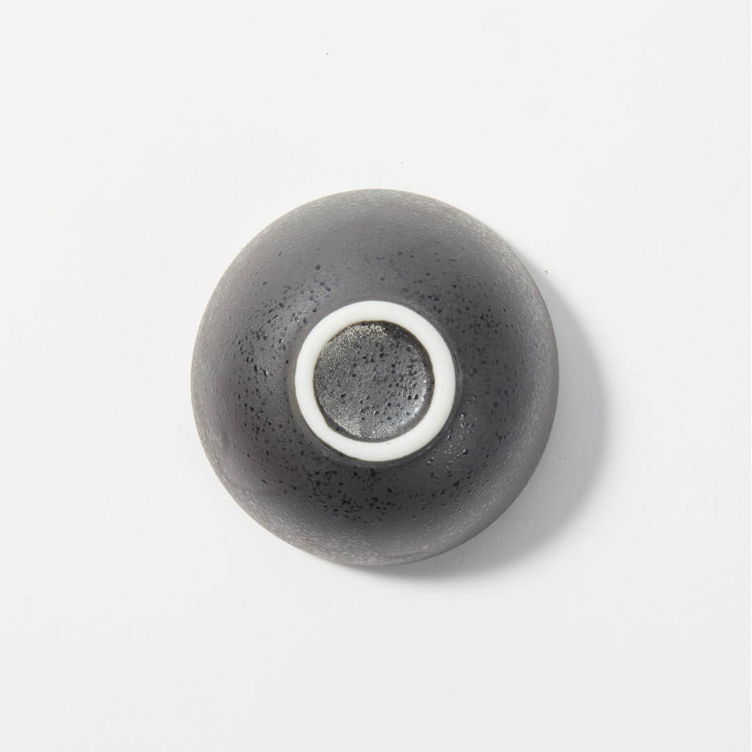 Black Round Guinomi Cup