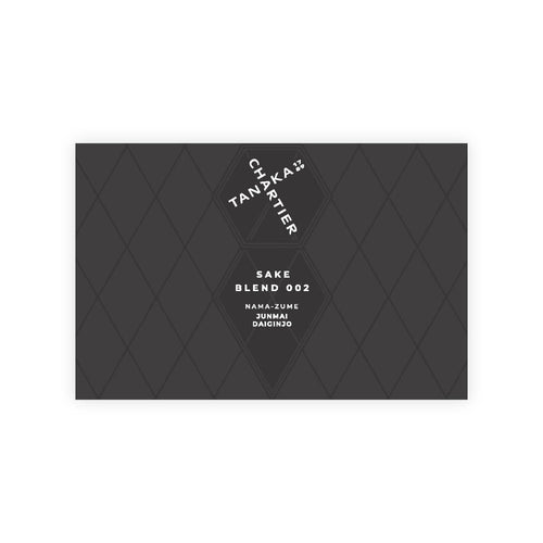 TANAKA 1789 × CHARTIER “Blend 002” front label